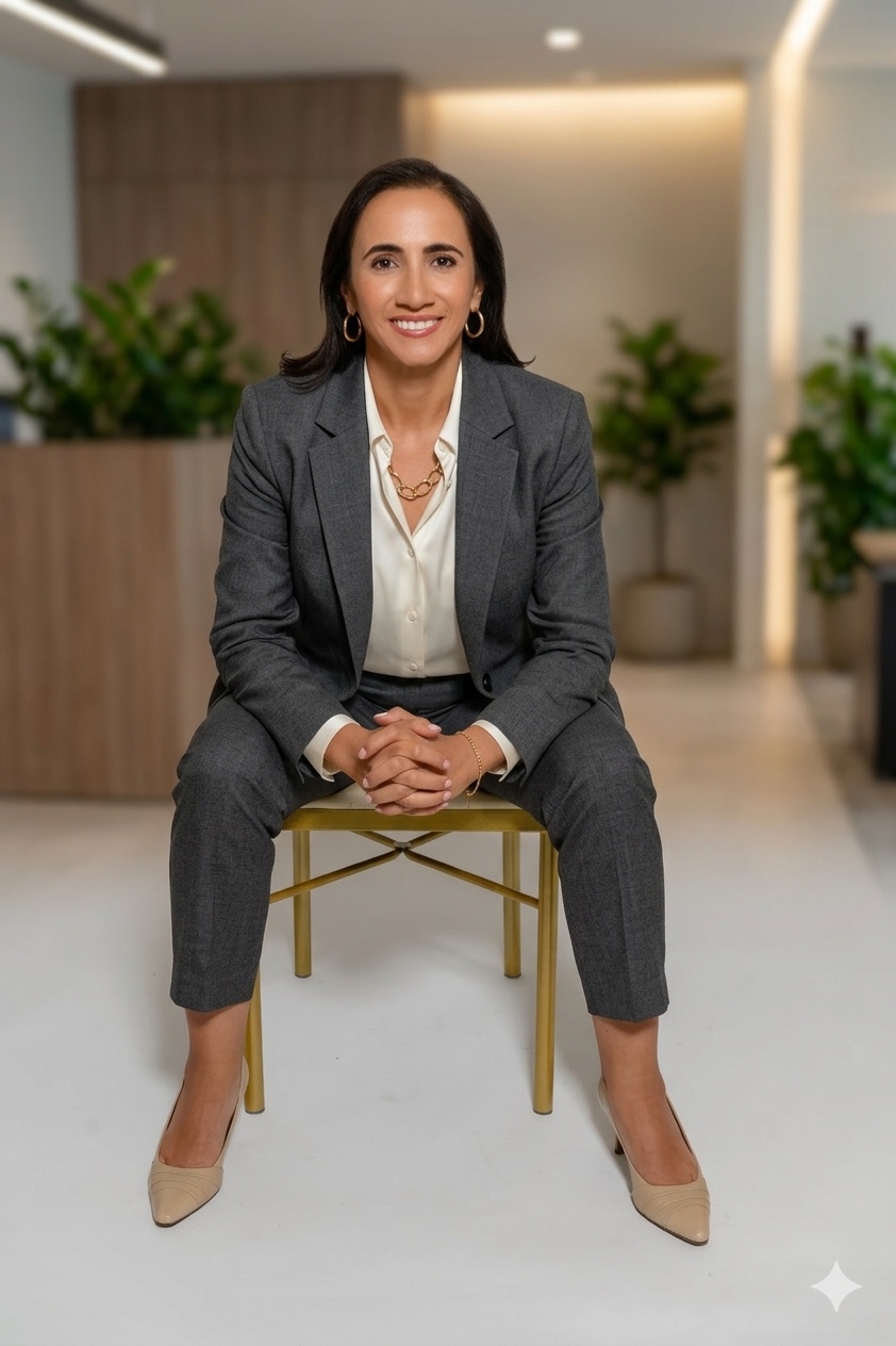 Carolina Beelitz, Notaria Pública profesional en su oficina